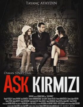 Aşk Kırmızı Hareketli Afiş