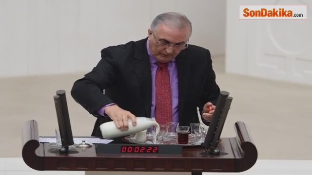 Meclis Kürsüsünde Çay-Süt Hesabı